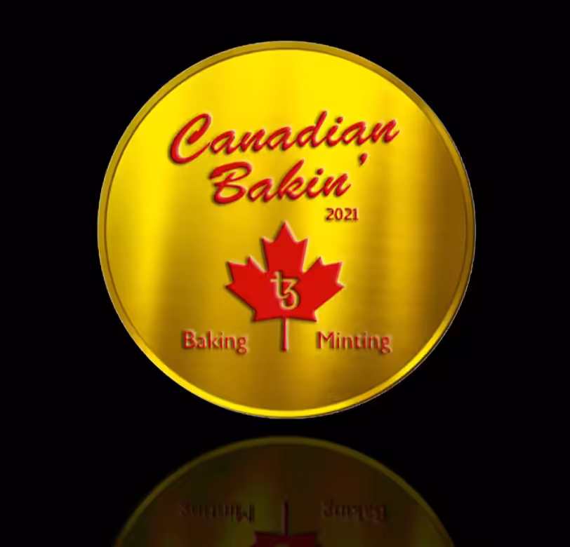 Canadian Bakin' Year One Anniversary Coin
