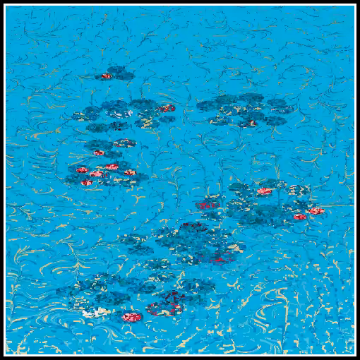 Polluted water lilies #62