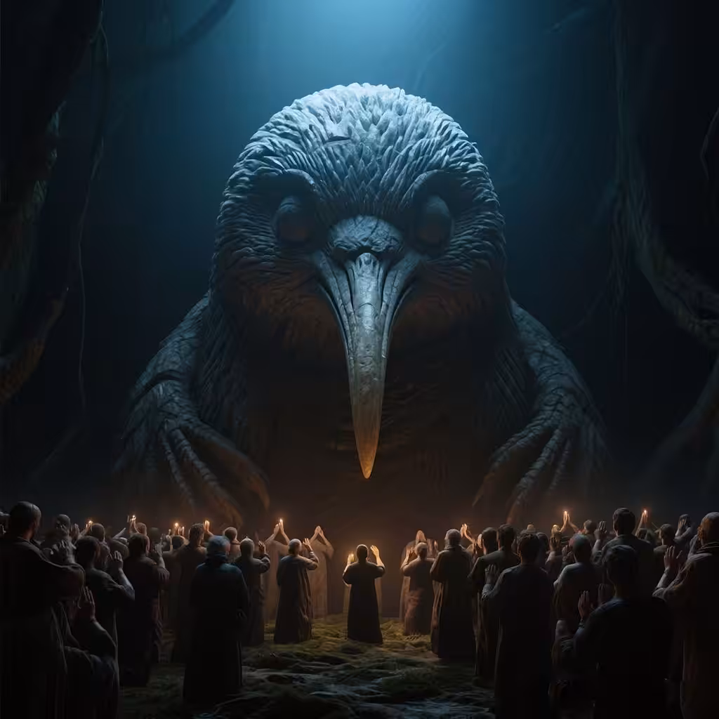 Kiwi Bird Idol Worship
