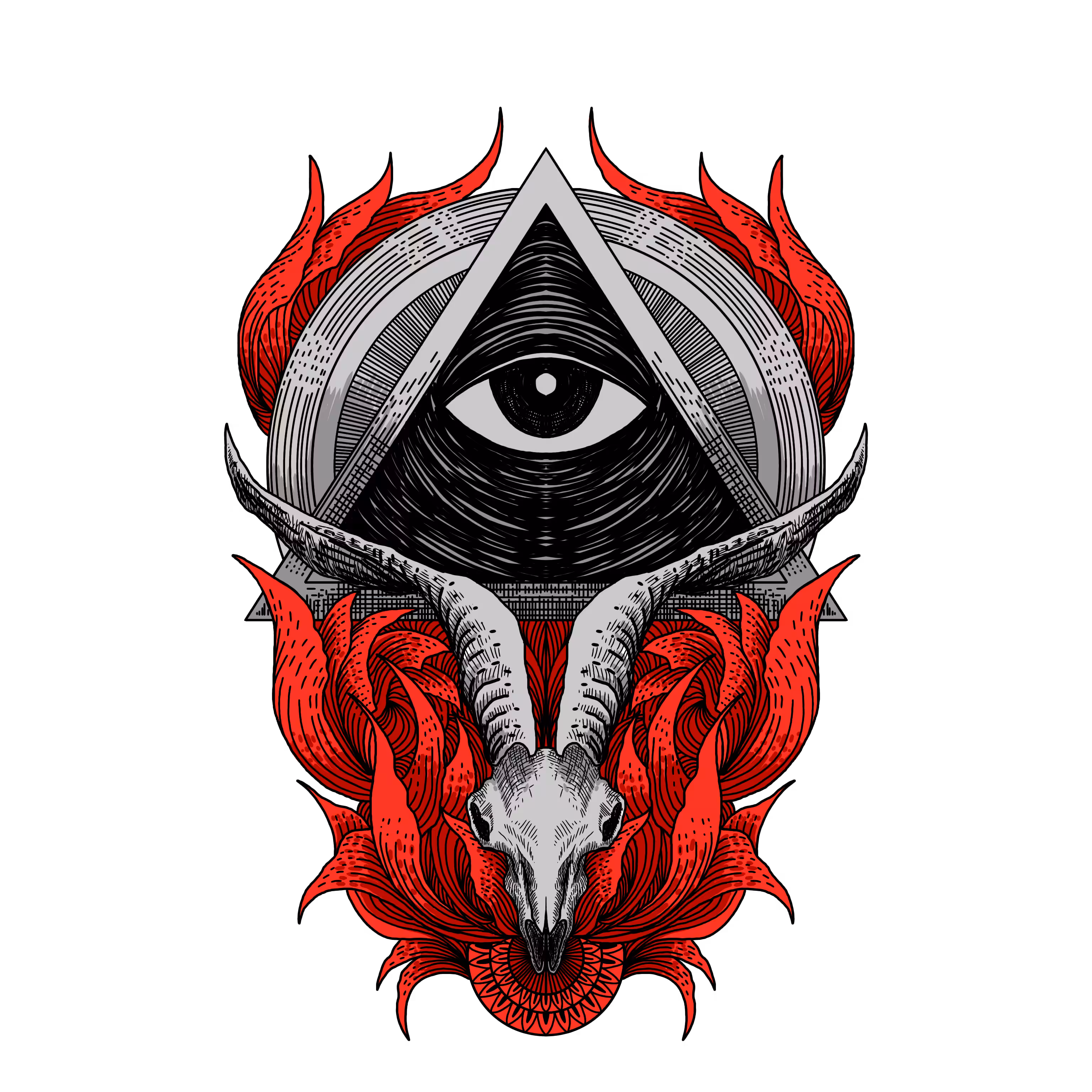 Goat skull
