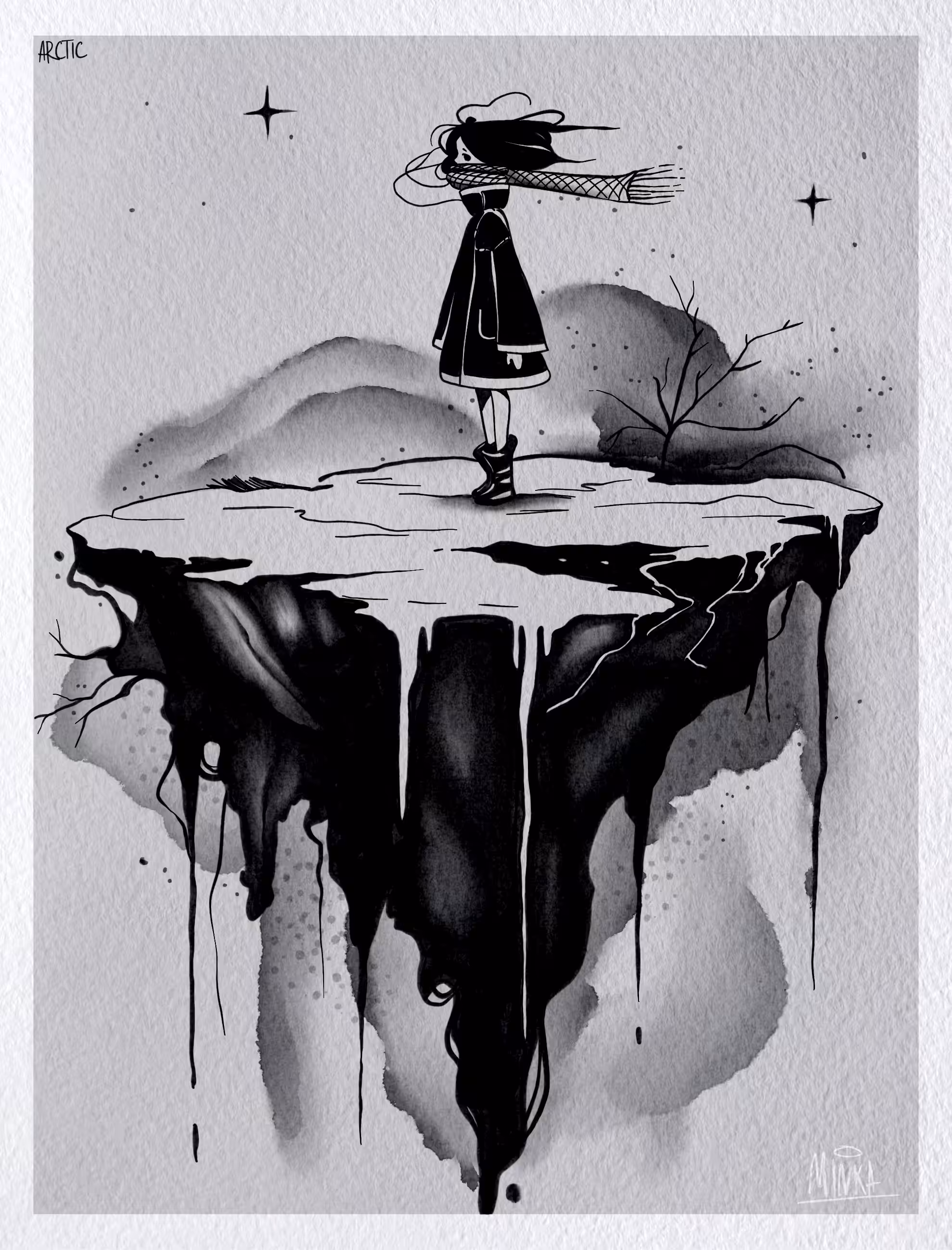 INKTOBER 25: ARCTIC