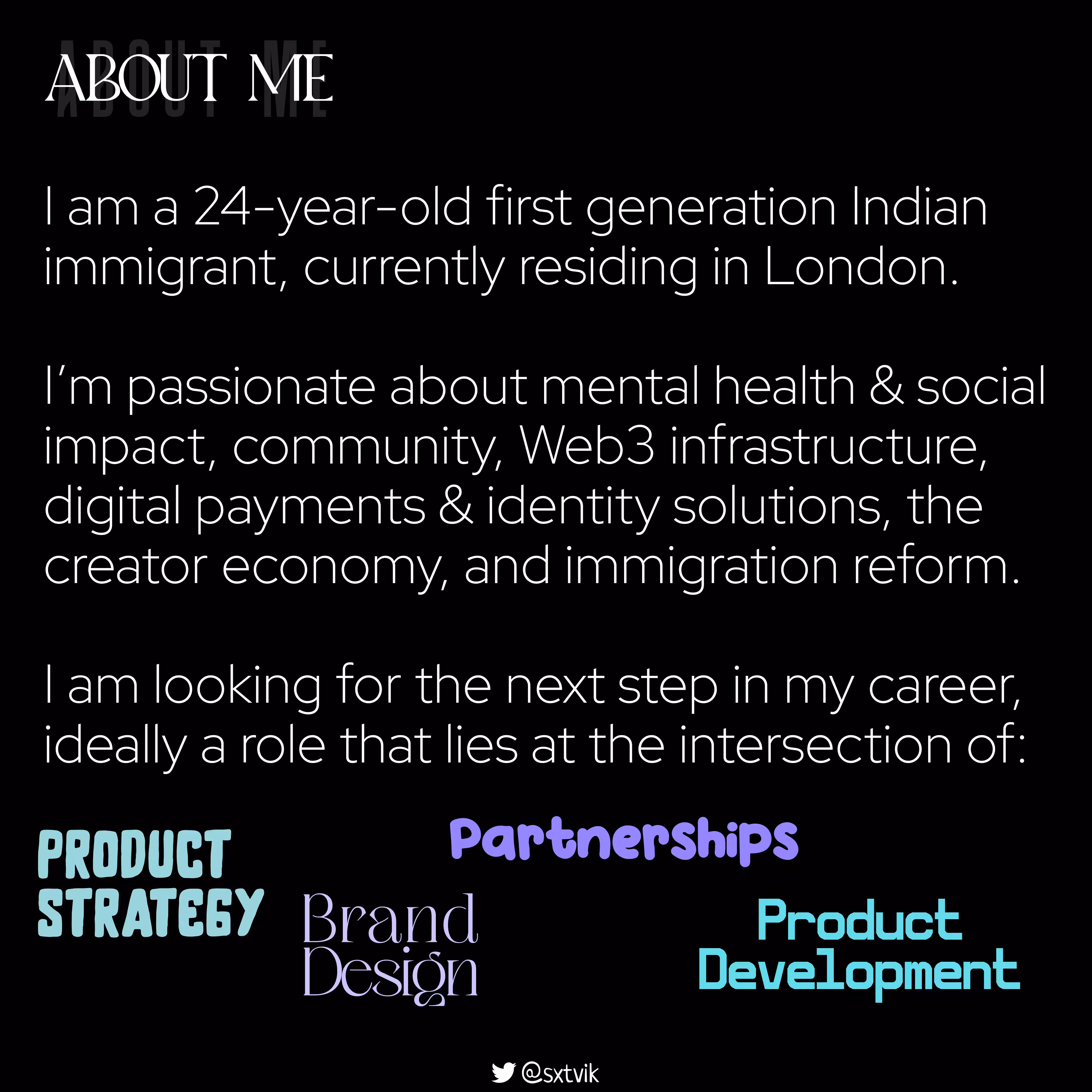 HIRE ME: 2 - About Me