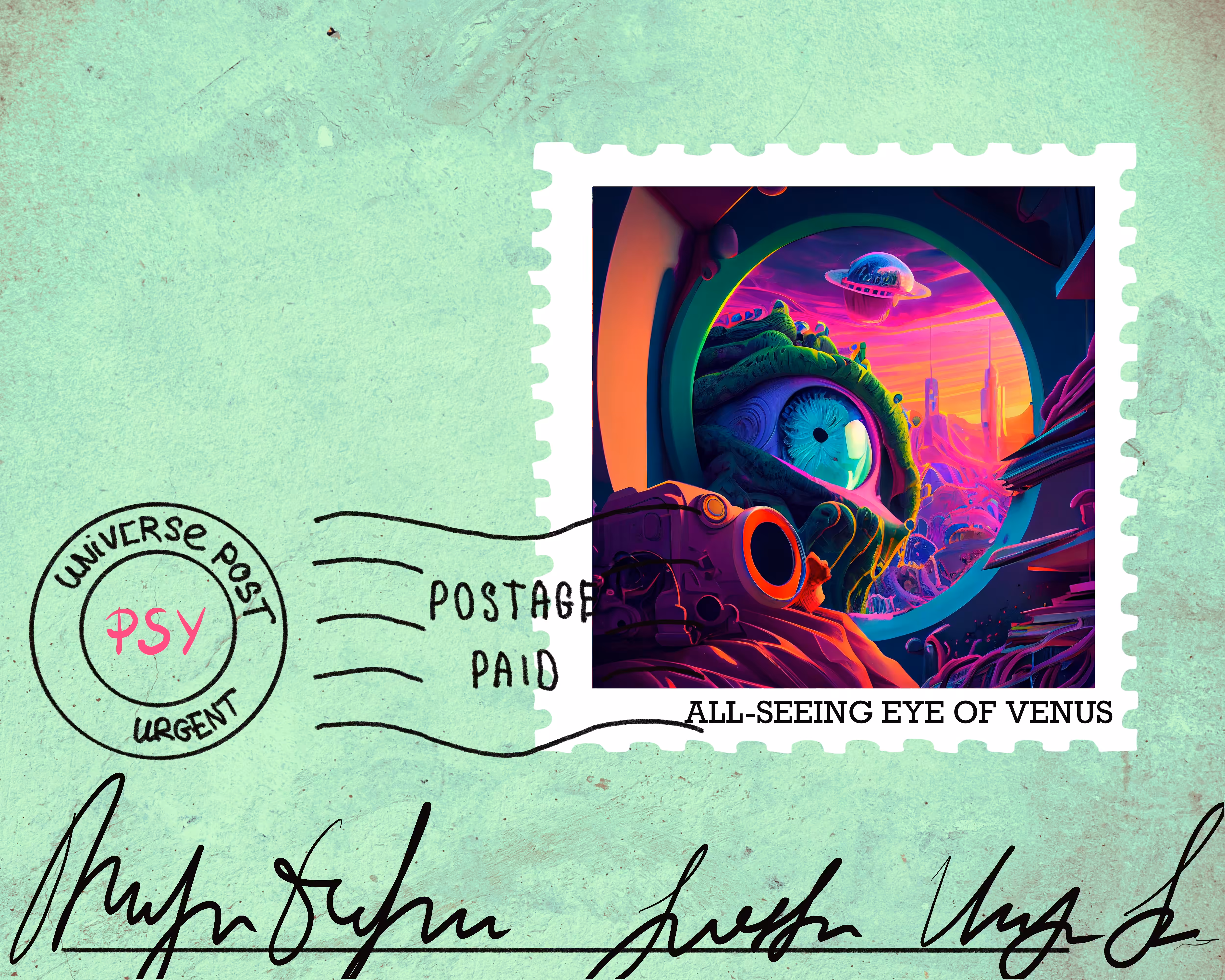 All-seeing eye of Venus