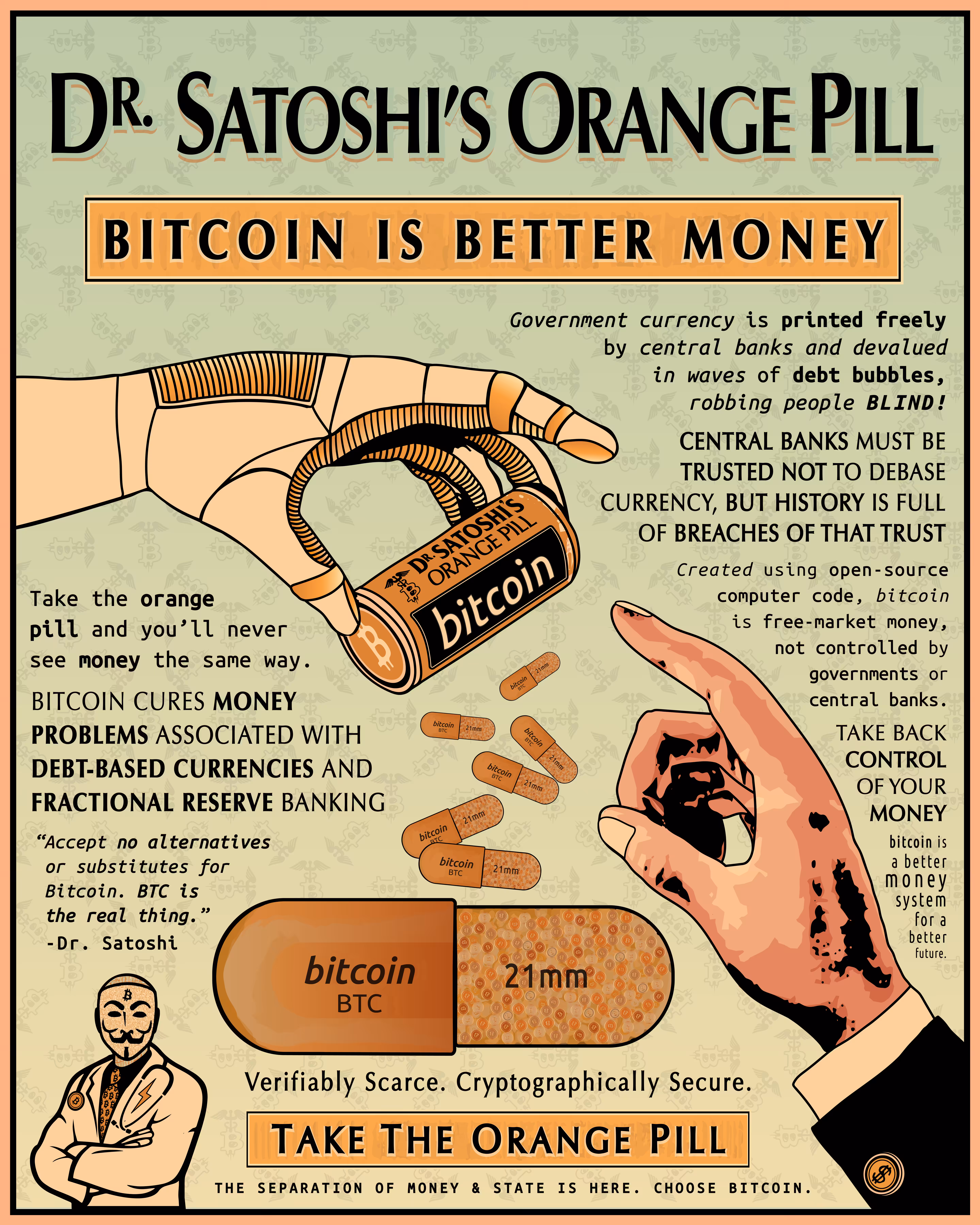 Dr. Satoshi's Orange Pill