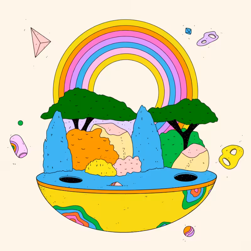 🌈🌴🪐 #189