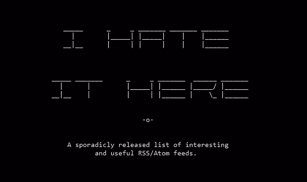 I HATE IT HERE - 039