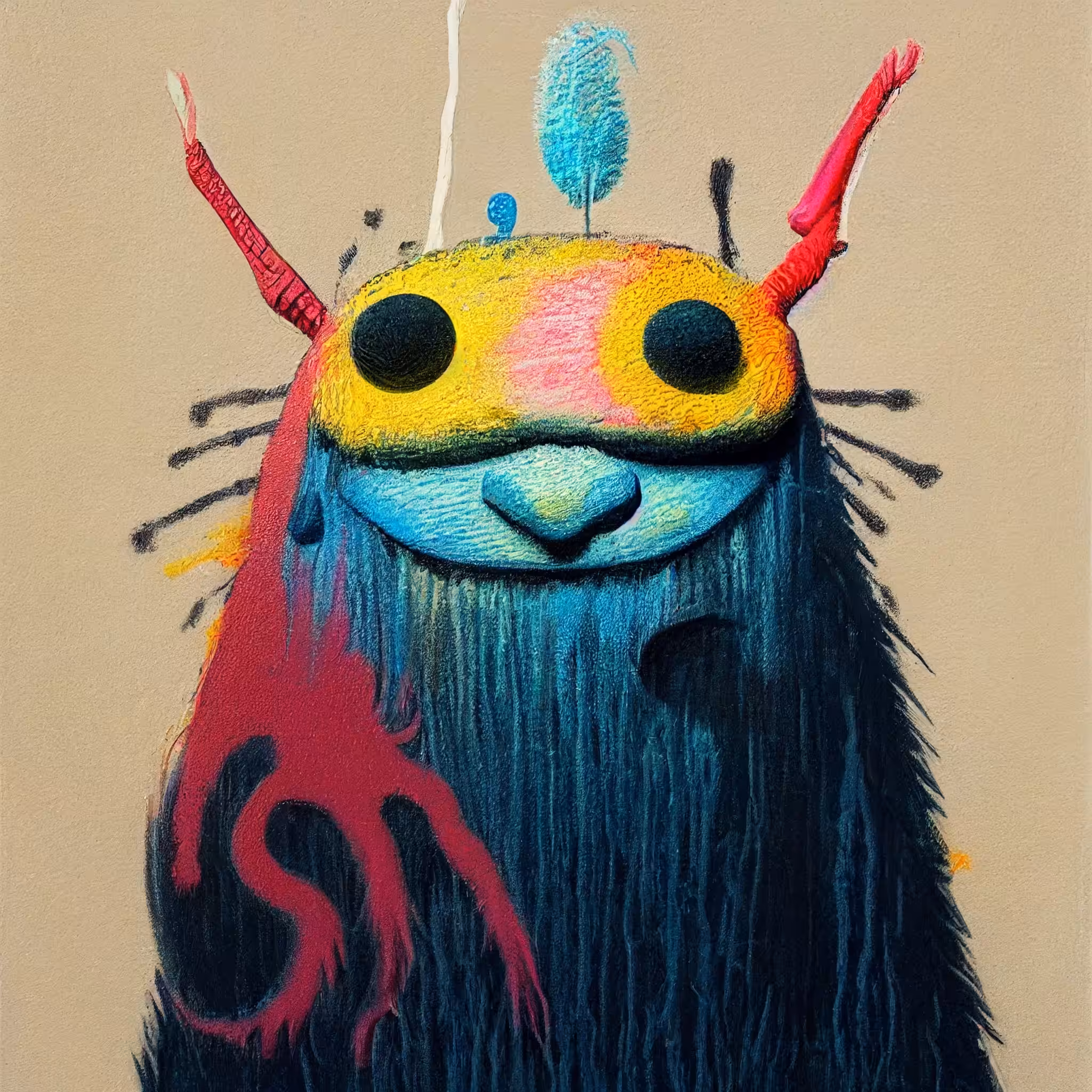 Basquiat Little Creatures: Little Creature #00364