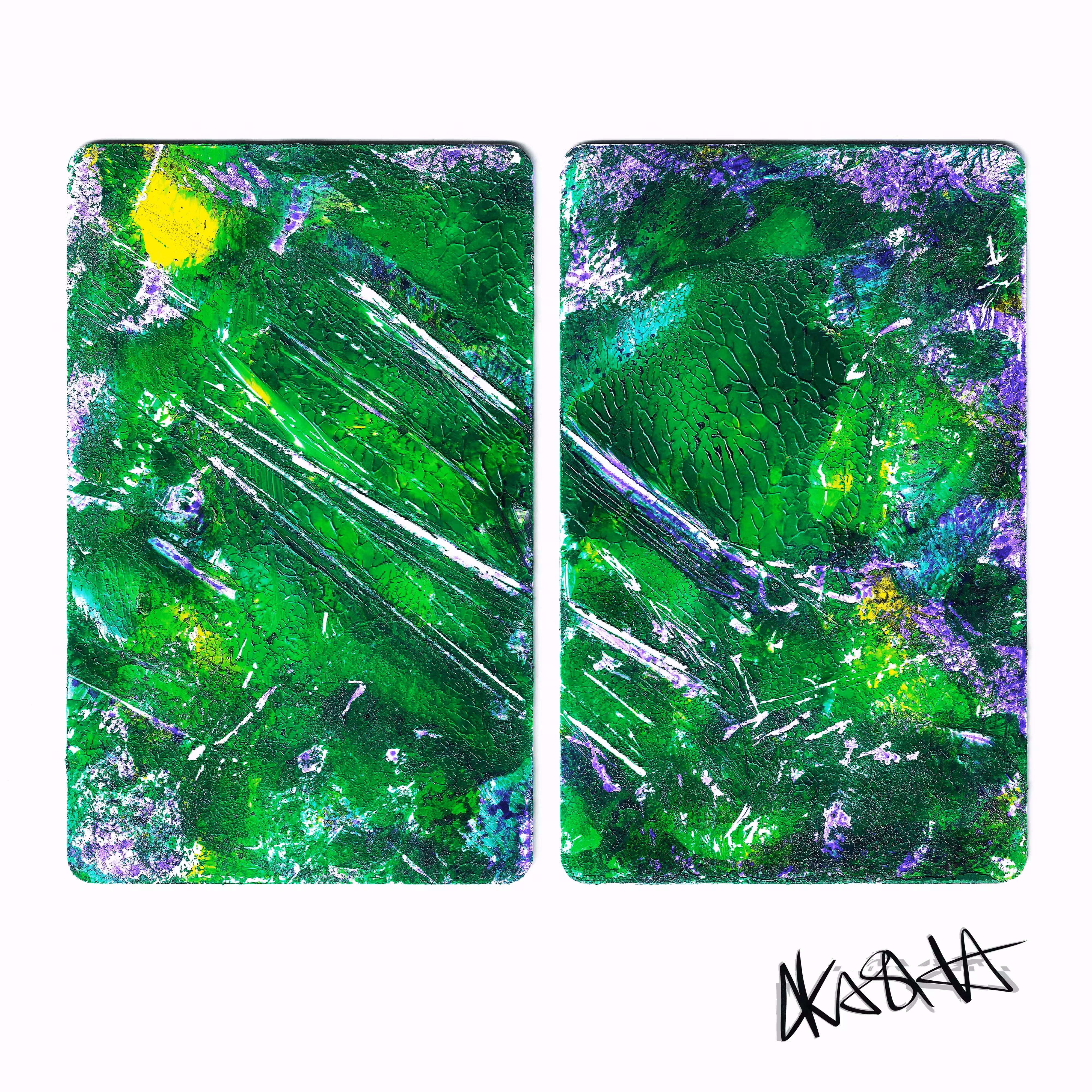 Micro Diptych: Mossy Morning