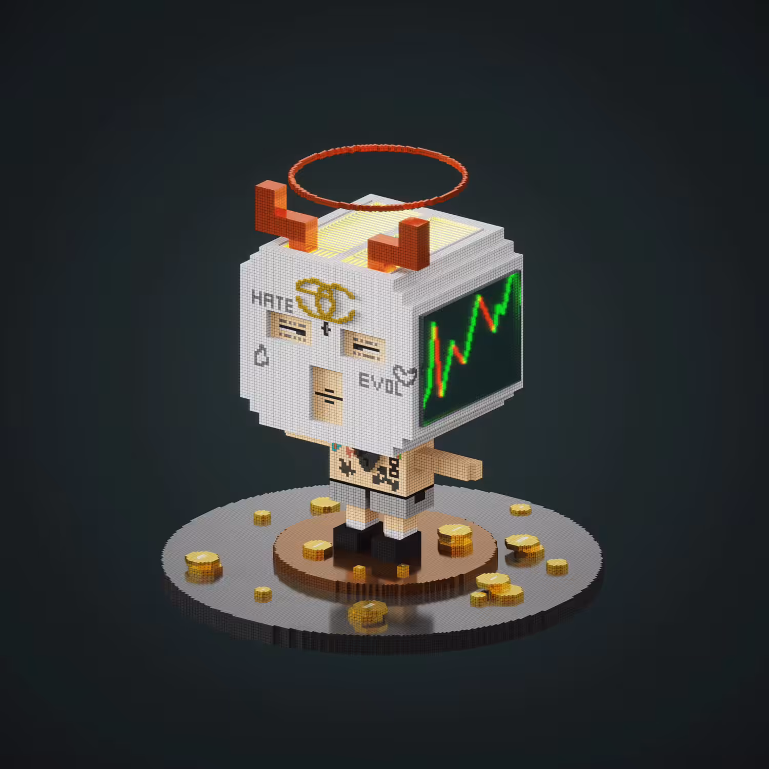 Cryptovoxelstories x G'EVOLs (Event)