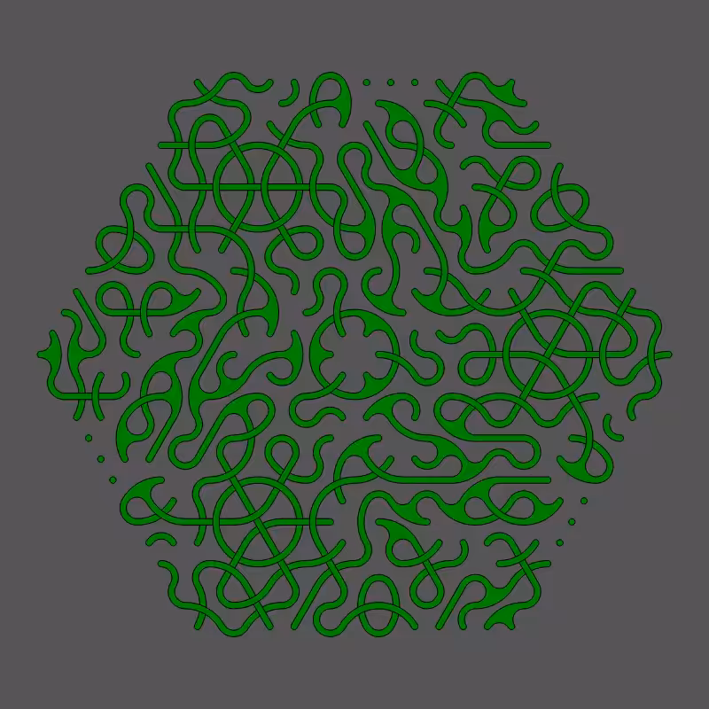 Threefold Symmetry - Dark Variations #229