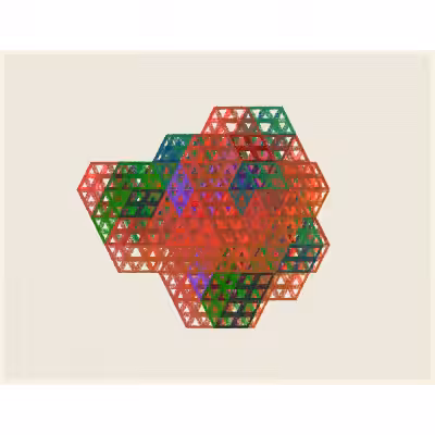 Brutalist Mesh Paintings #11