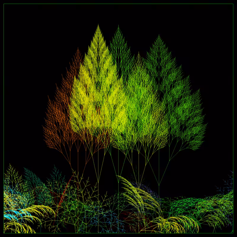 Fractal Forest #134