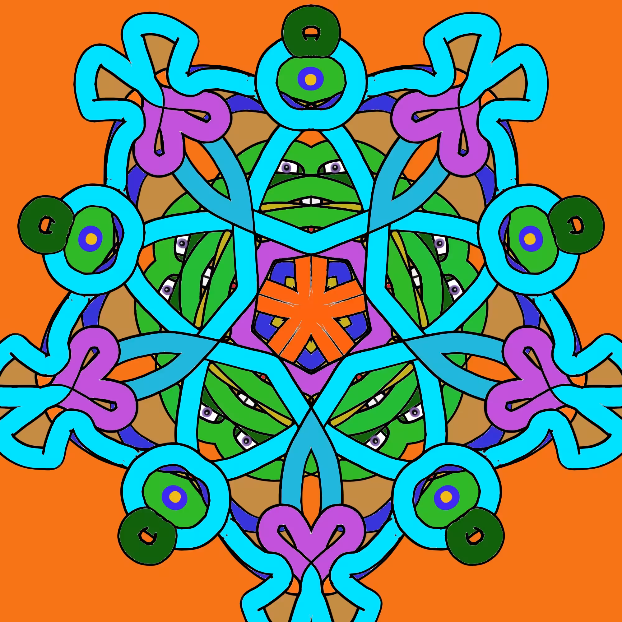 Frog Mandala