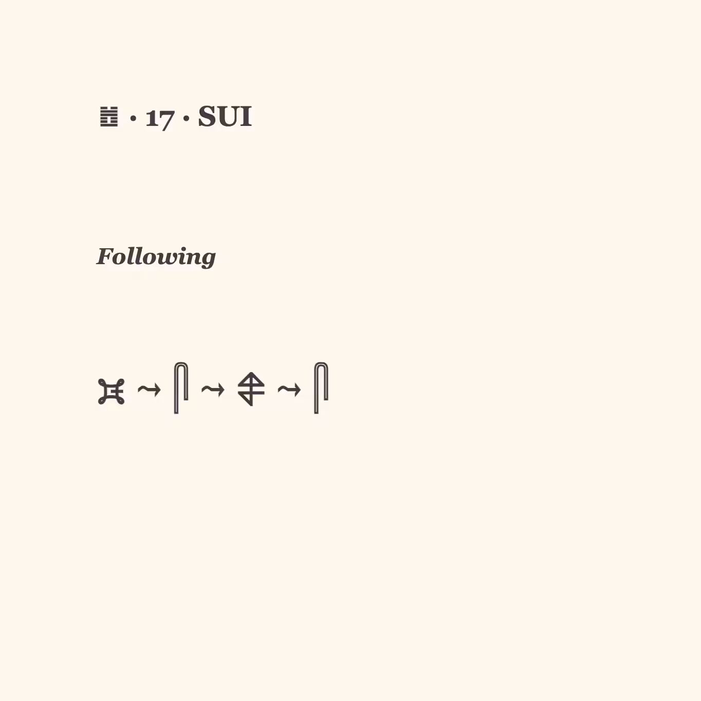 U+17 // FOLLOWING