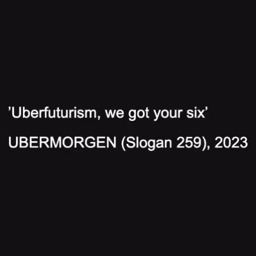 ’Uberfuturism, we go...