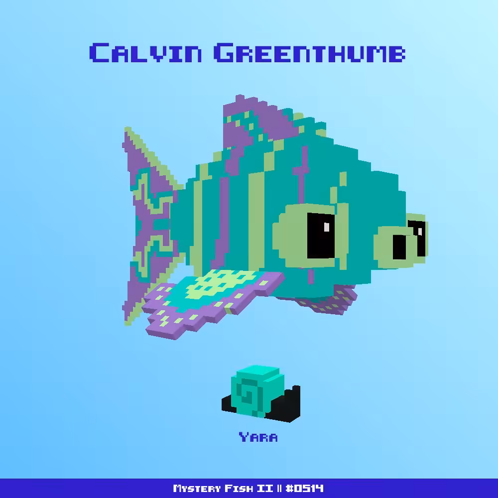 Calvin Greenthumb :: Mystery Fish 0514/1000 