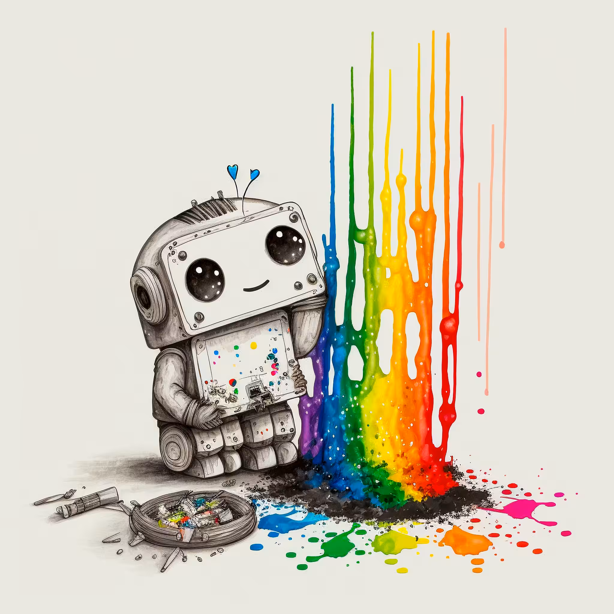 robot art