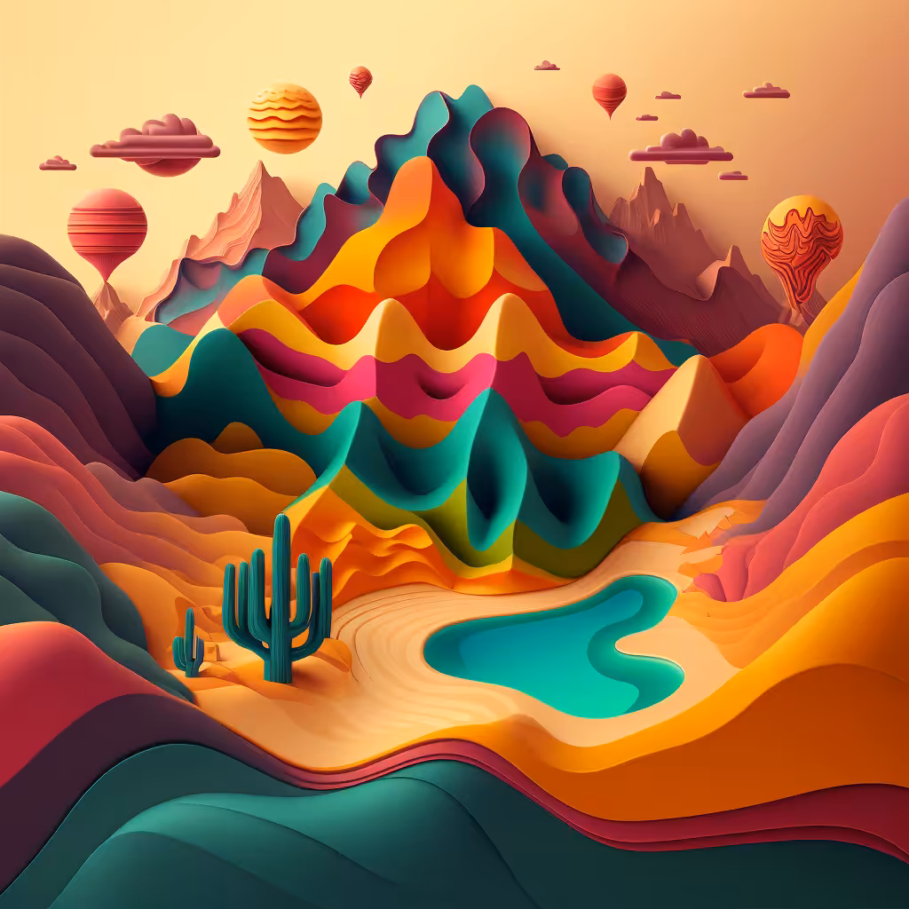Psychedelic Landscape #12