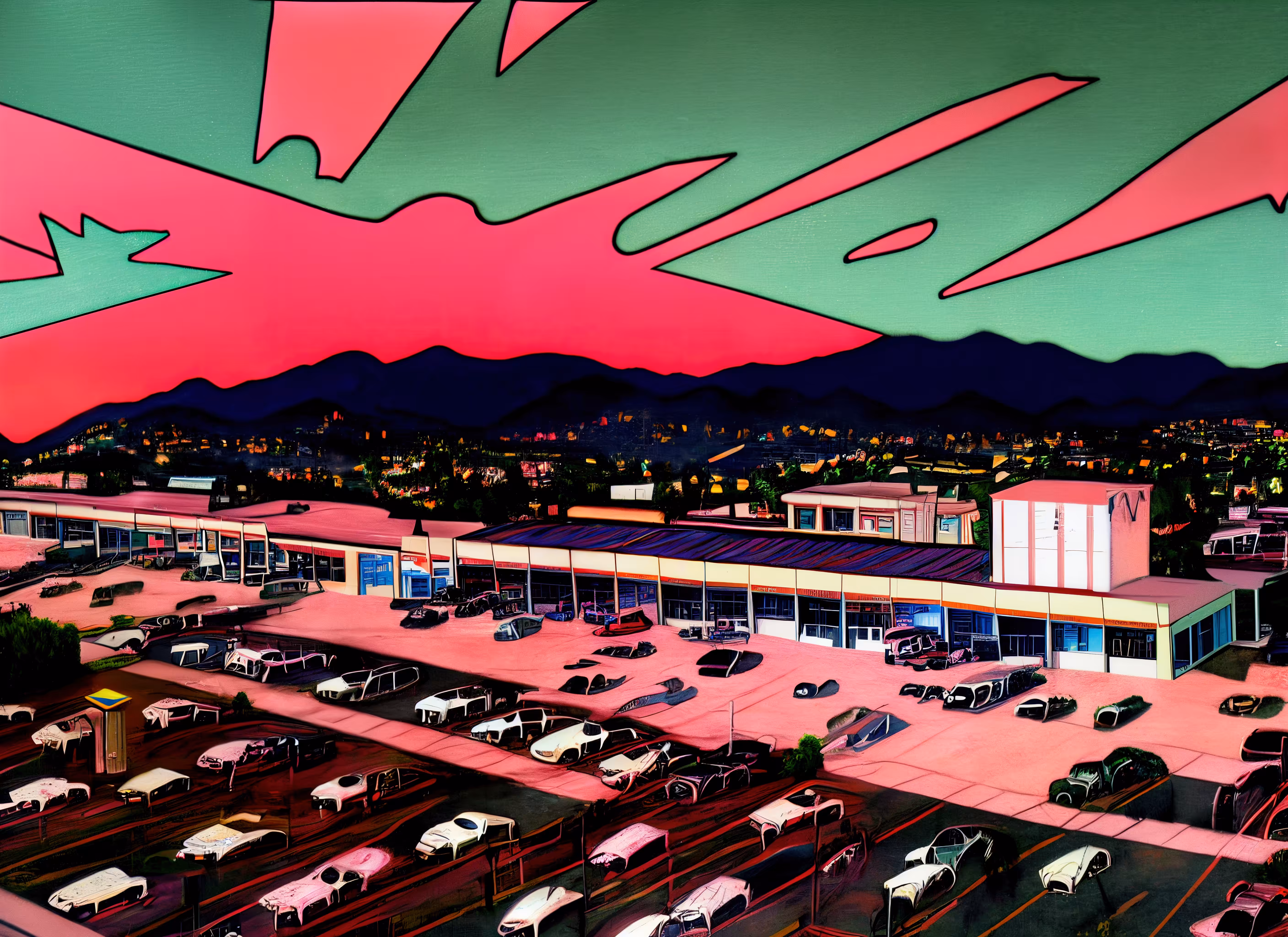 S1-DC: Sunset Over Los Angeles