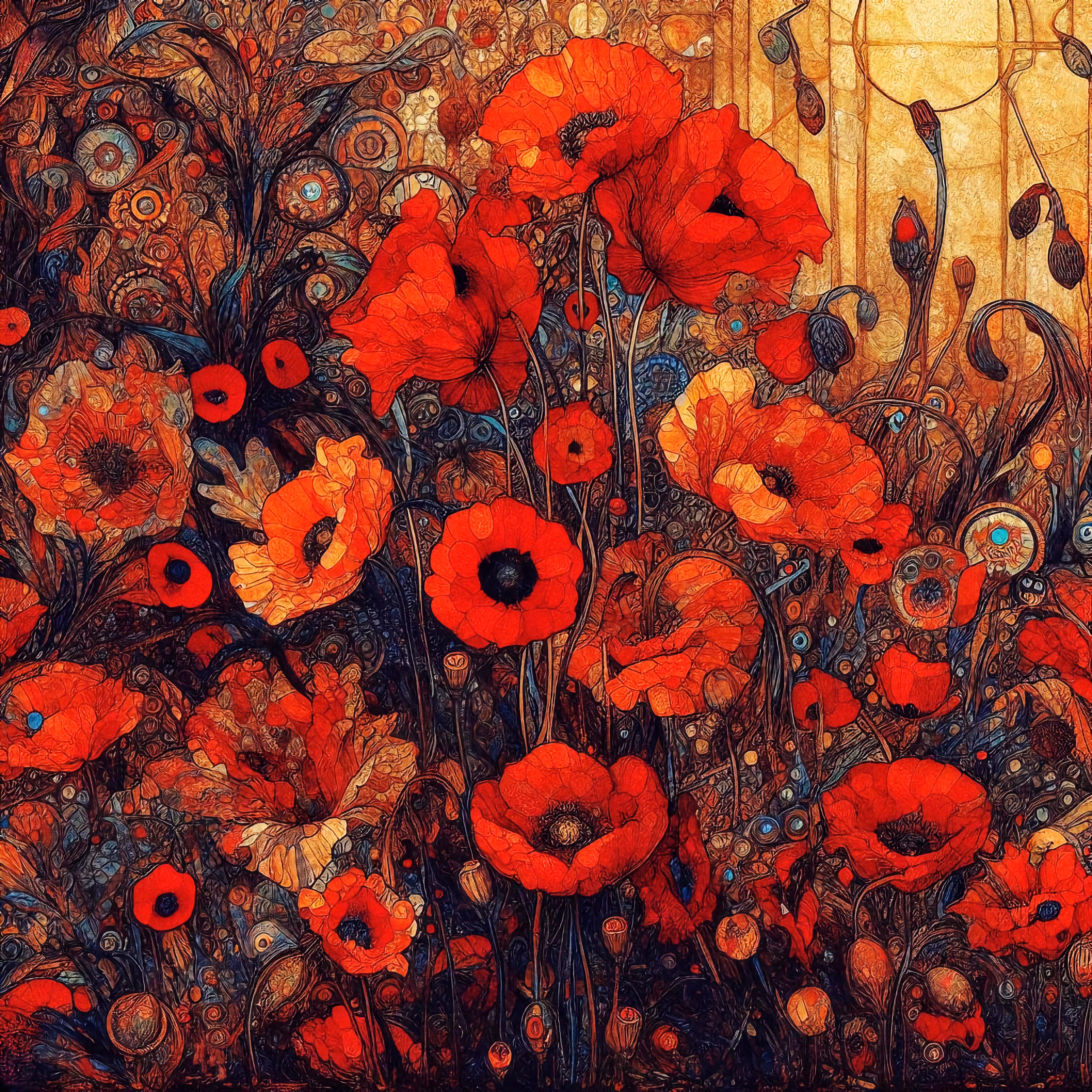 Poppies for Remembrance Day 🇨🇦