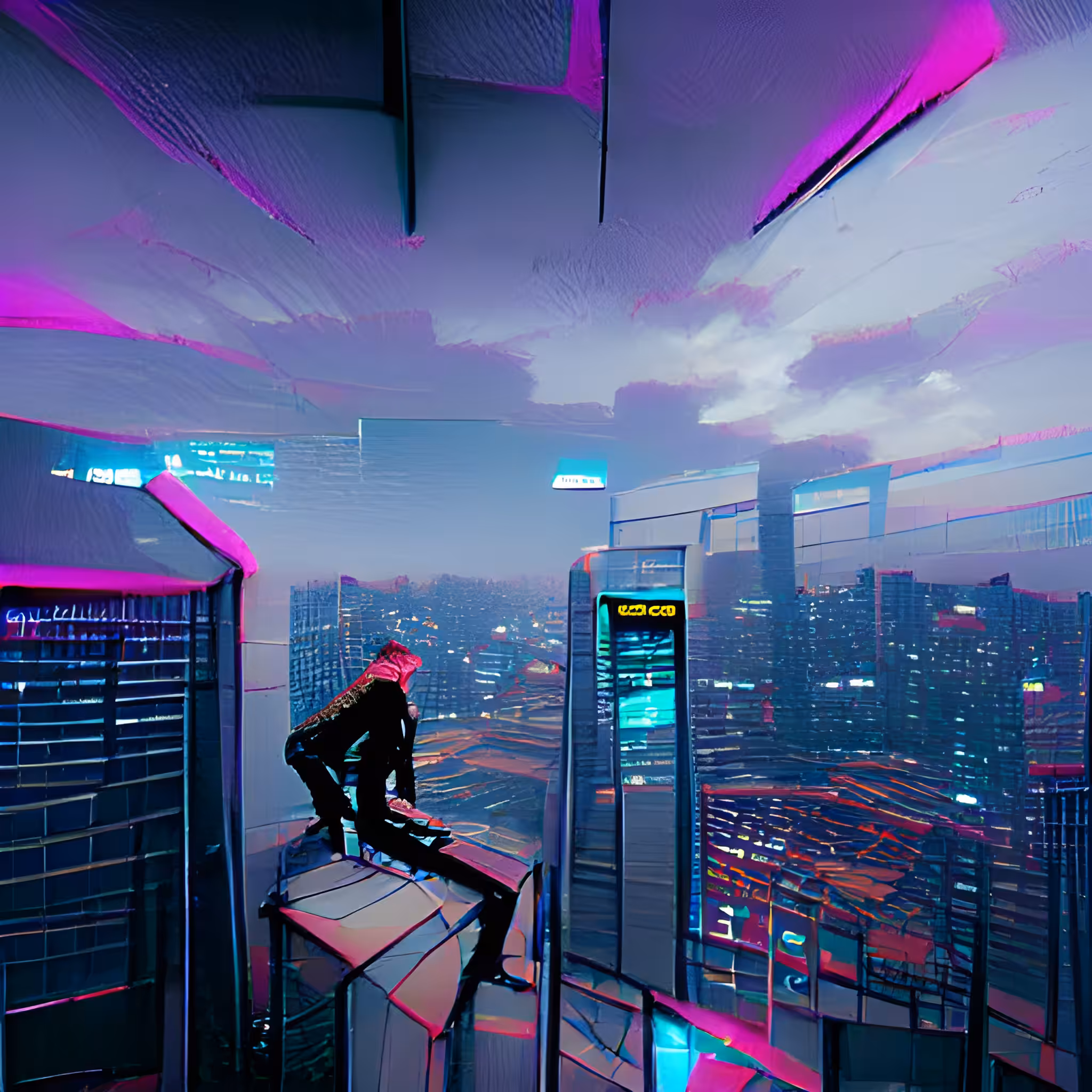 Cyberpunk Cityscape #04