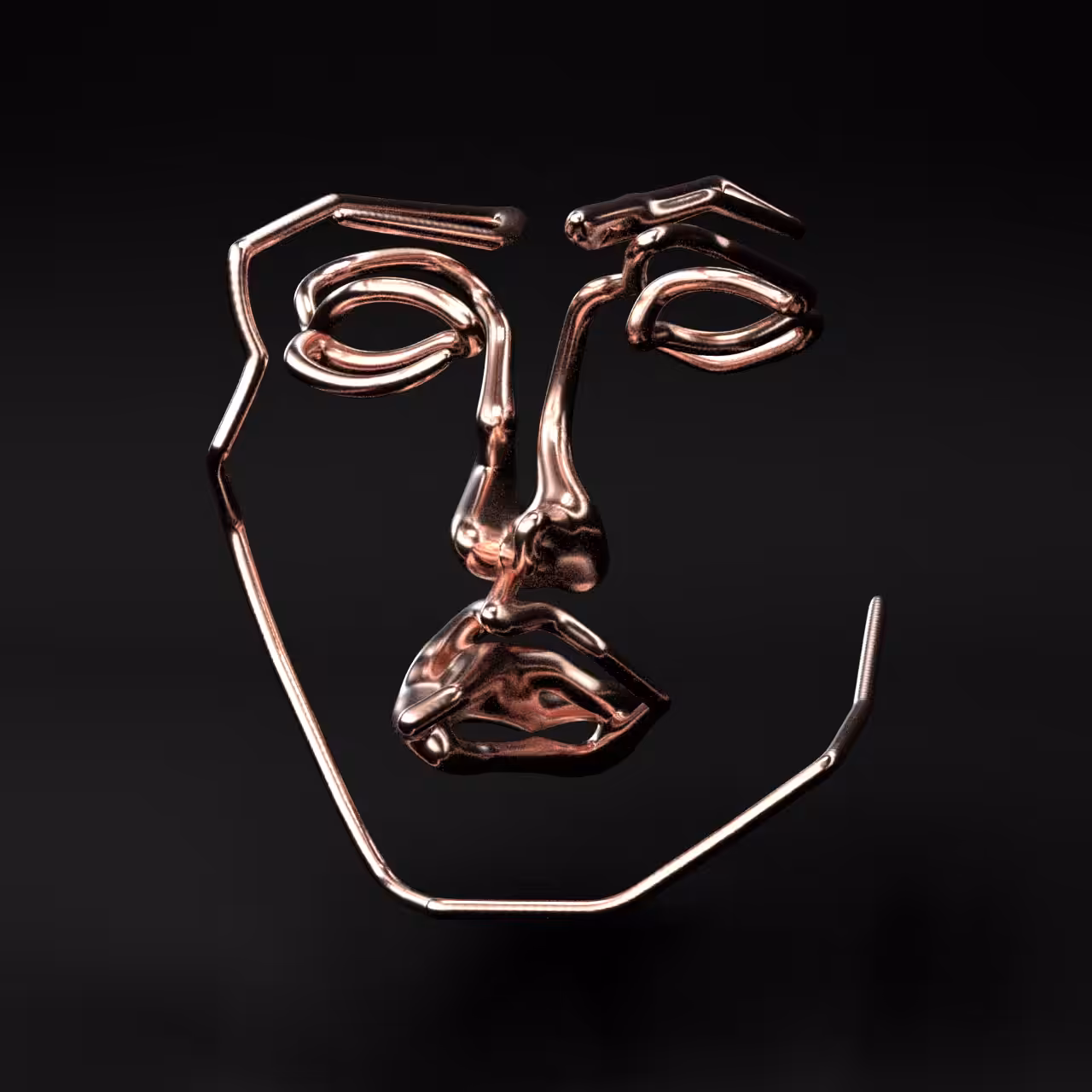 Metal Face - Bronze #376/453