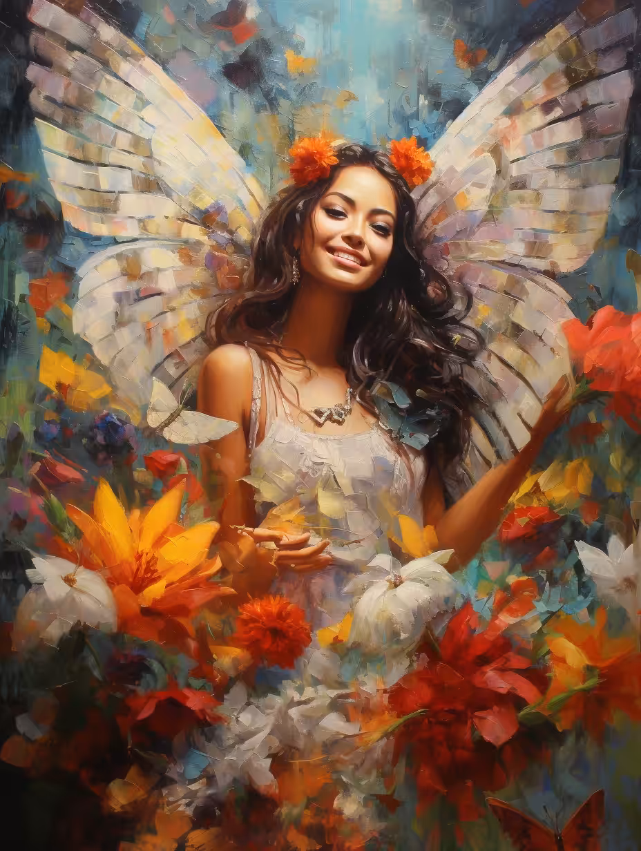 Butterfly angel