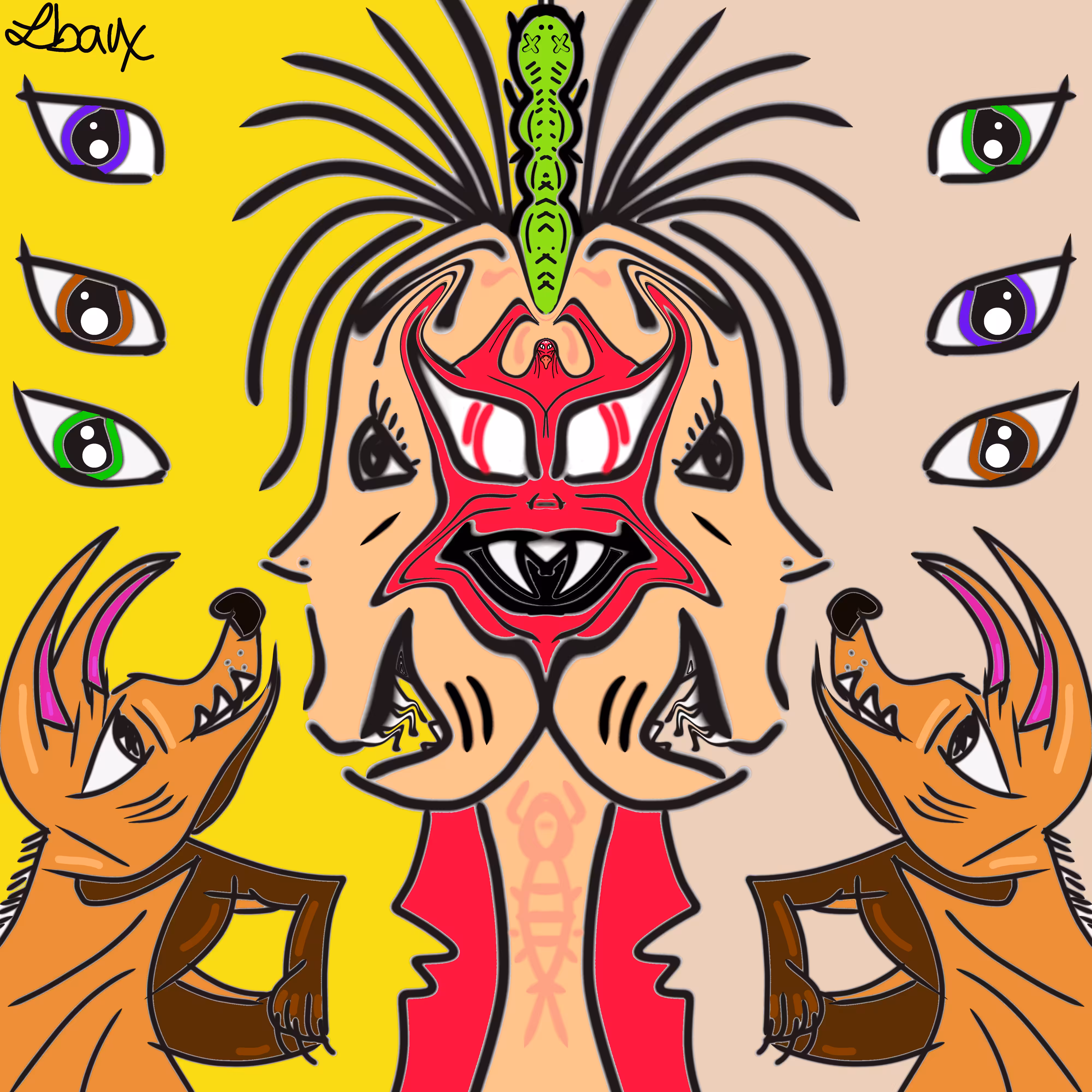 The double face