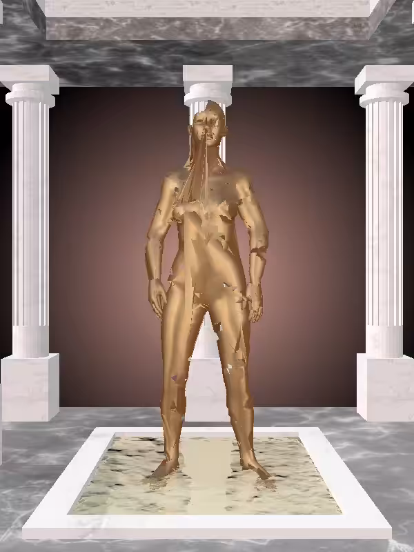 HeavenComputer: The Indifferent Old Bronze Woman #7163