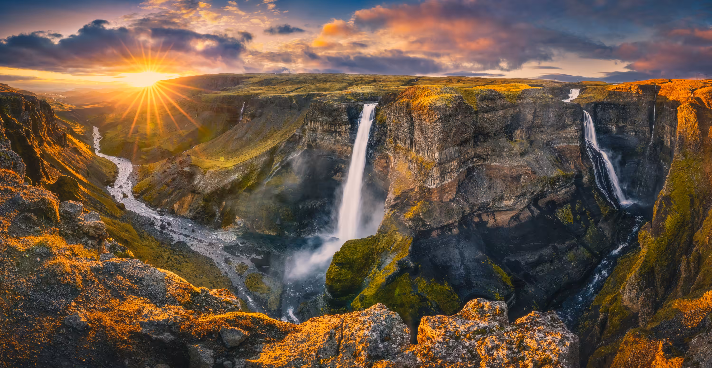 Canyon sunset