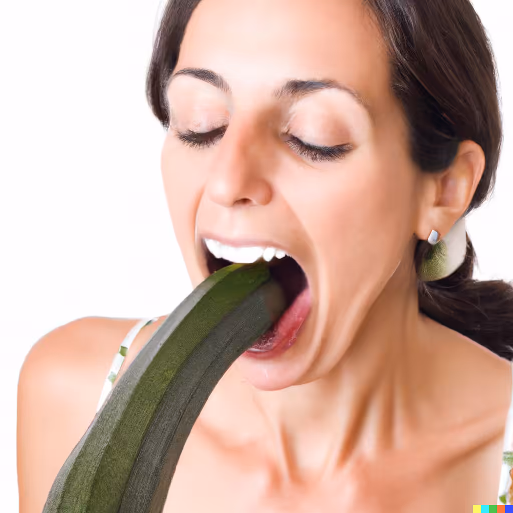 Zucchini Licking Ladies - #01