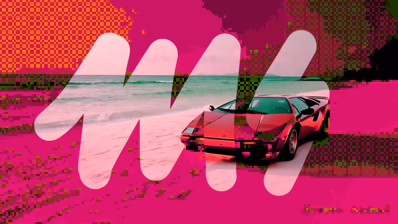 MS Lambo on the beach