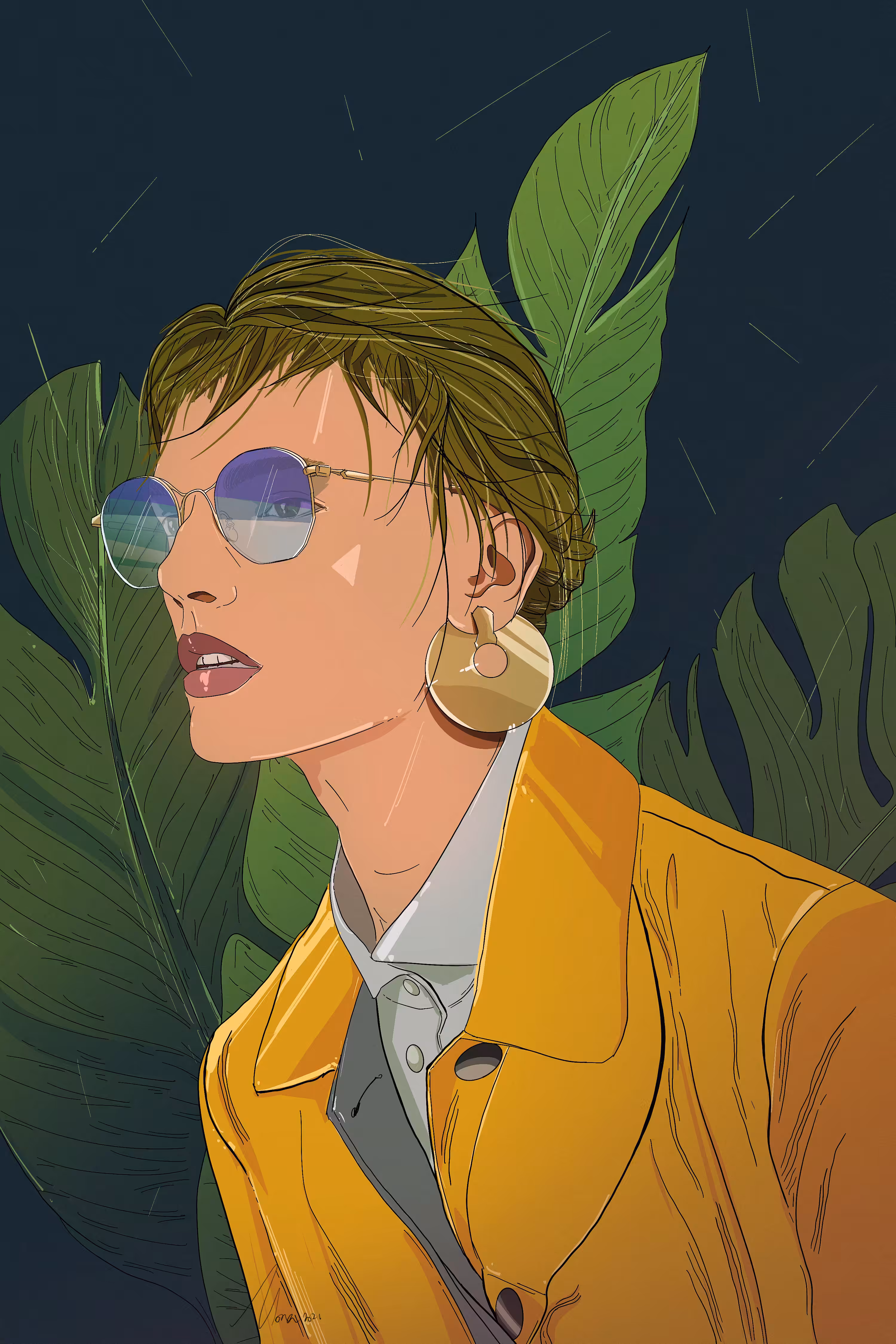 Mischa's Yellow Raincoat