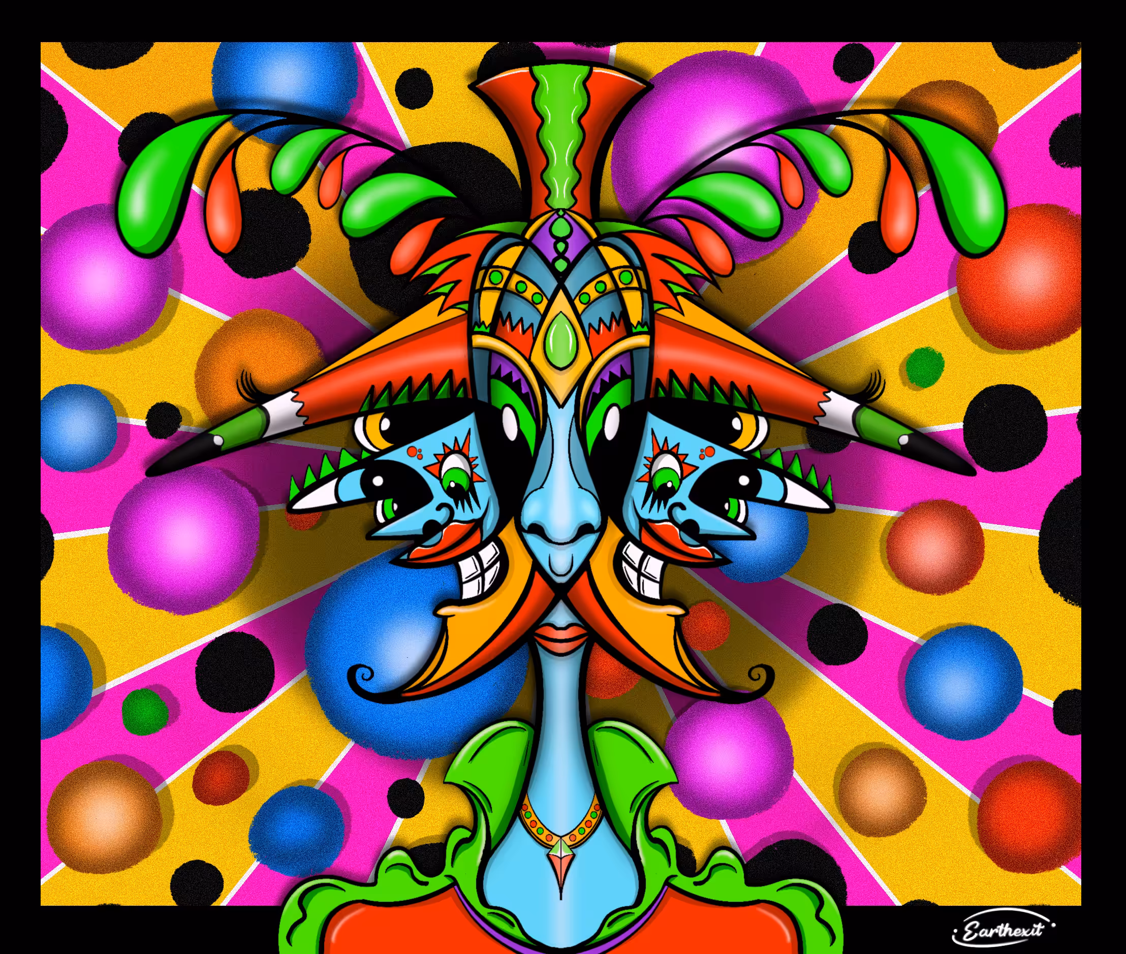 The Cubist Dreams: The Matriarch