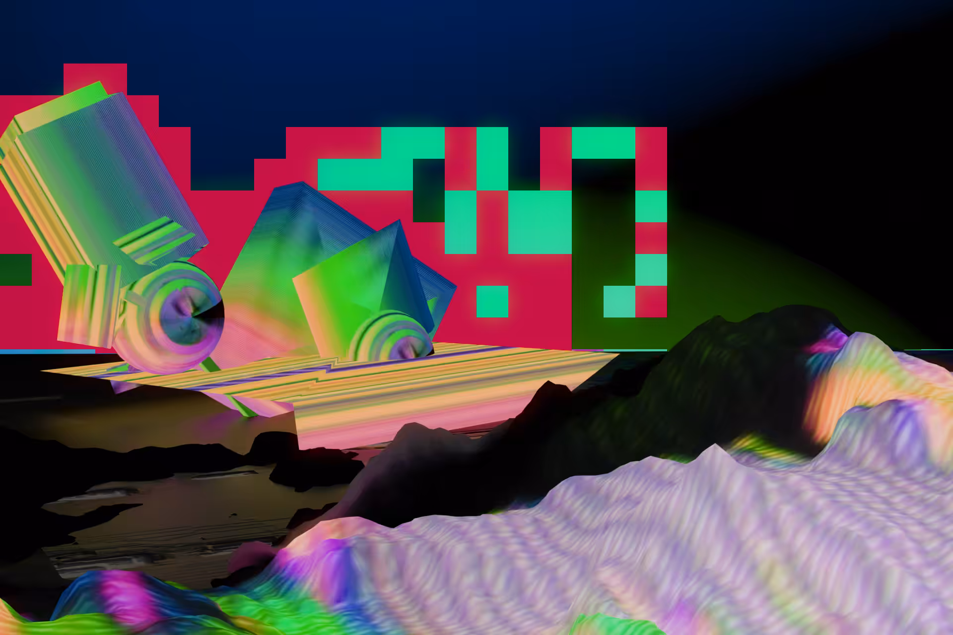 Accidental Pixels #57 "The Clouds are a Form of Language"