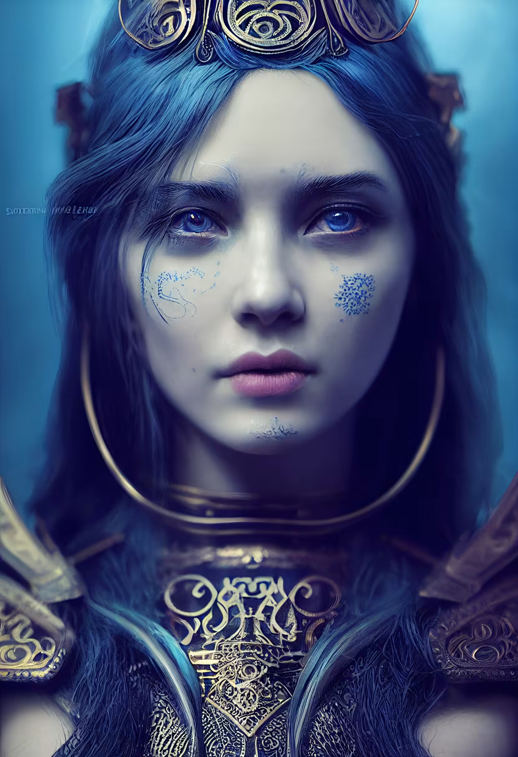 Blue eyed princess