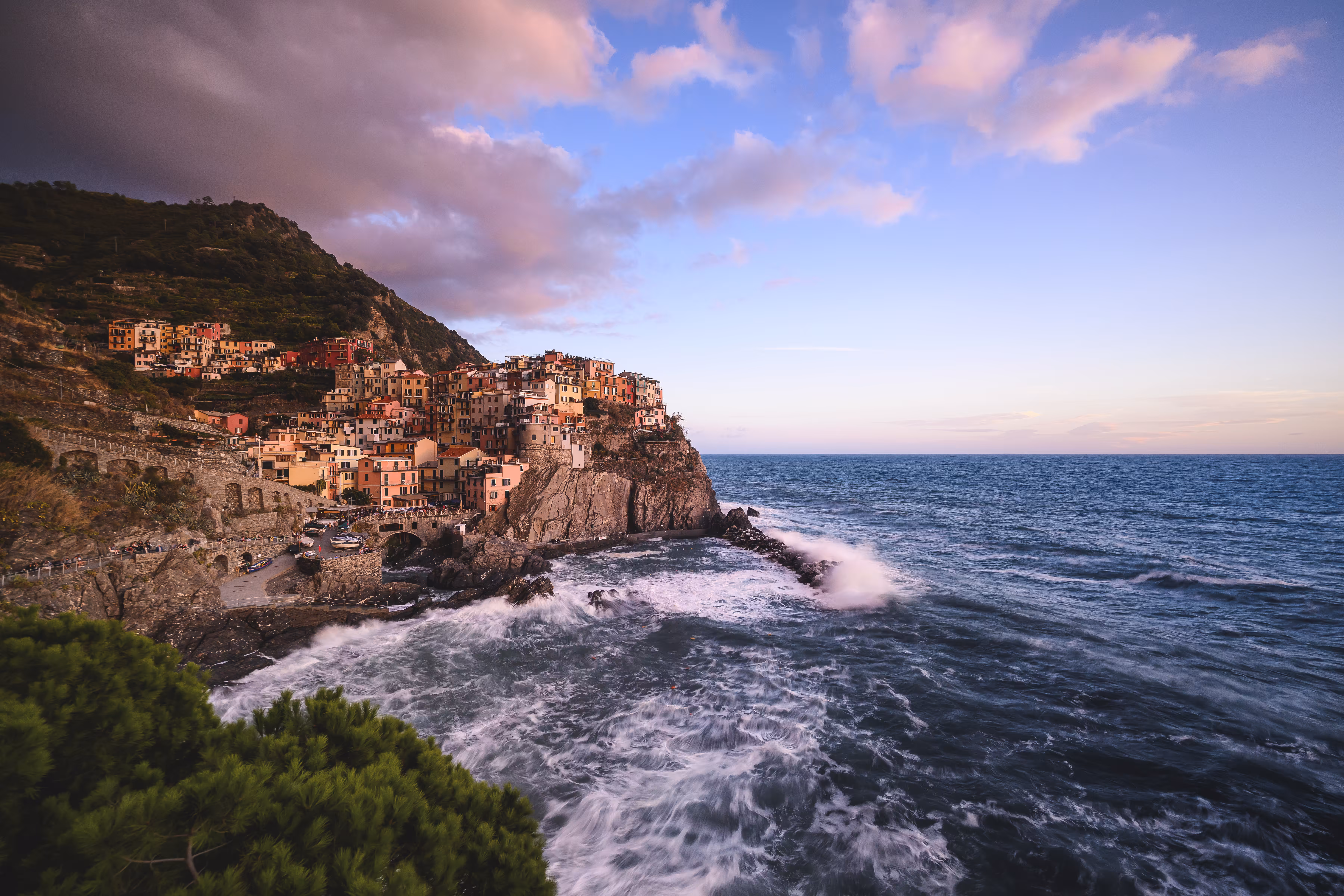 The Town on the cliff