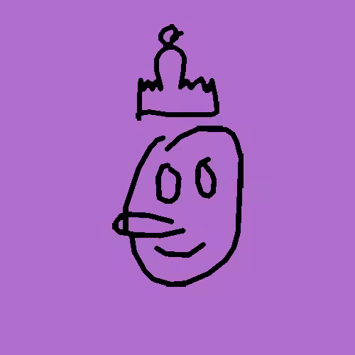 Basquiat Doodles: Basquiat #1972