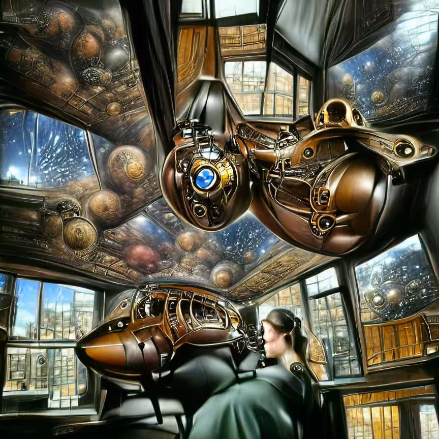 Steampunk Spaceship No. 3