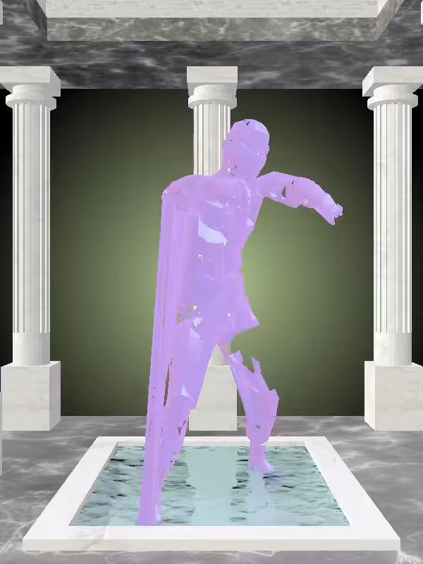 The Fragmented Undying Bright Purple Man #3061