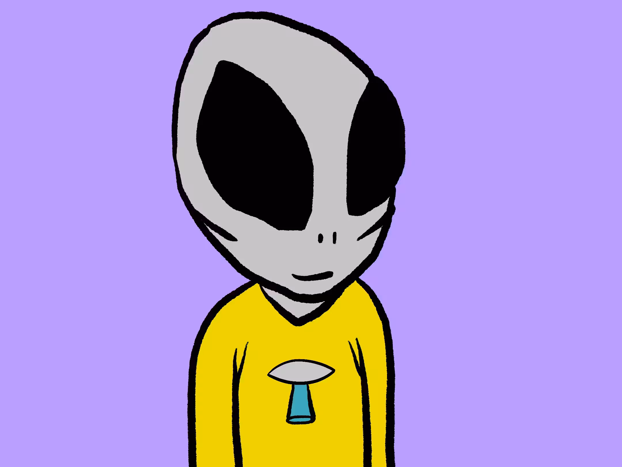 Alien ufo shirt