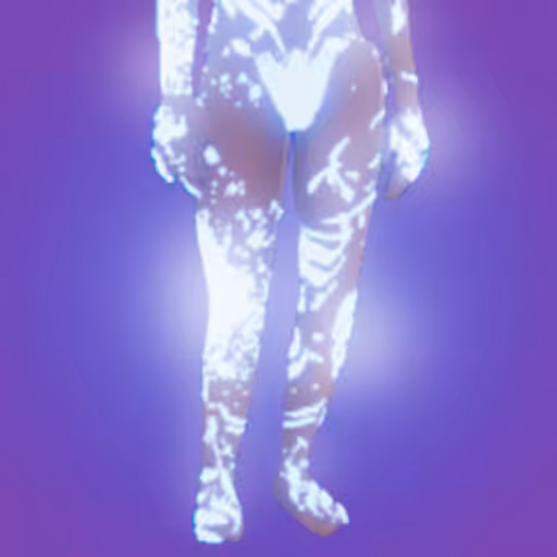 Glowing Lower Body Paint