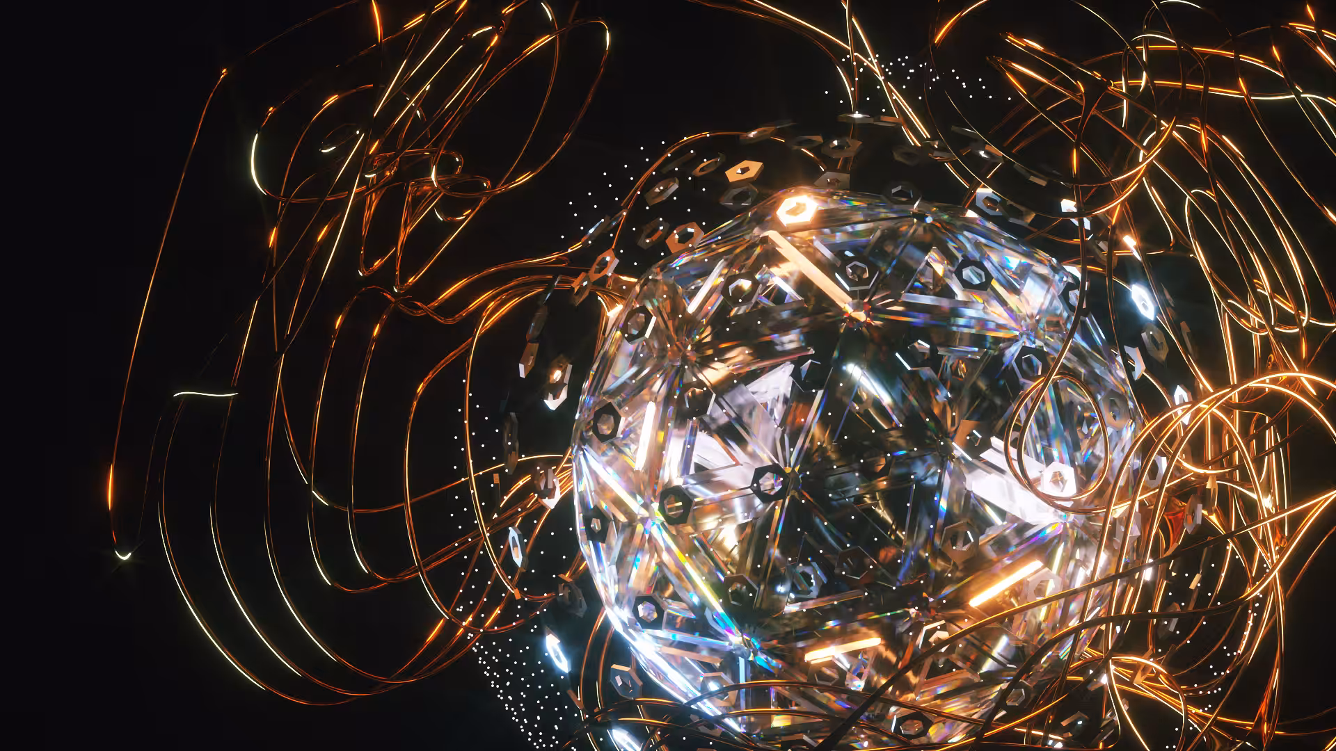 GOLD BALL OF YARN