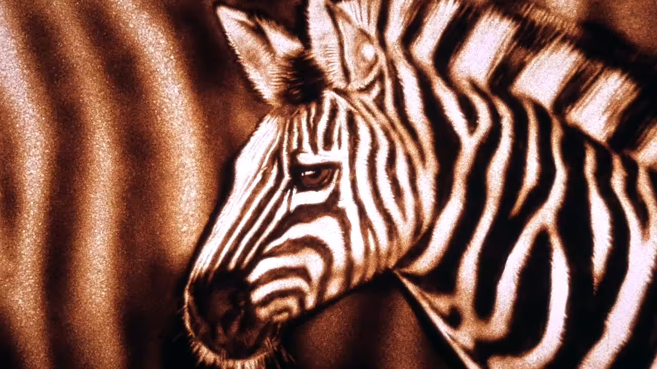 Fashionable Zebra