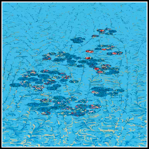 Polluted water lilies #13