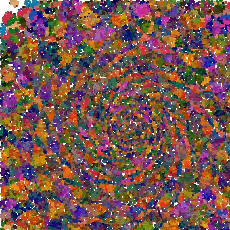 Mosaic or stained glass drops #106