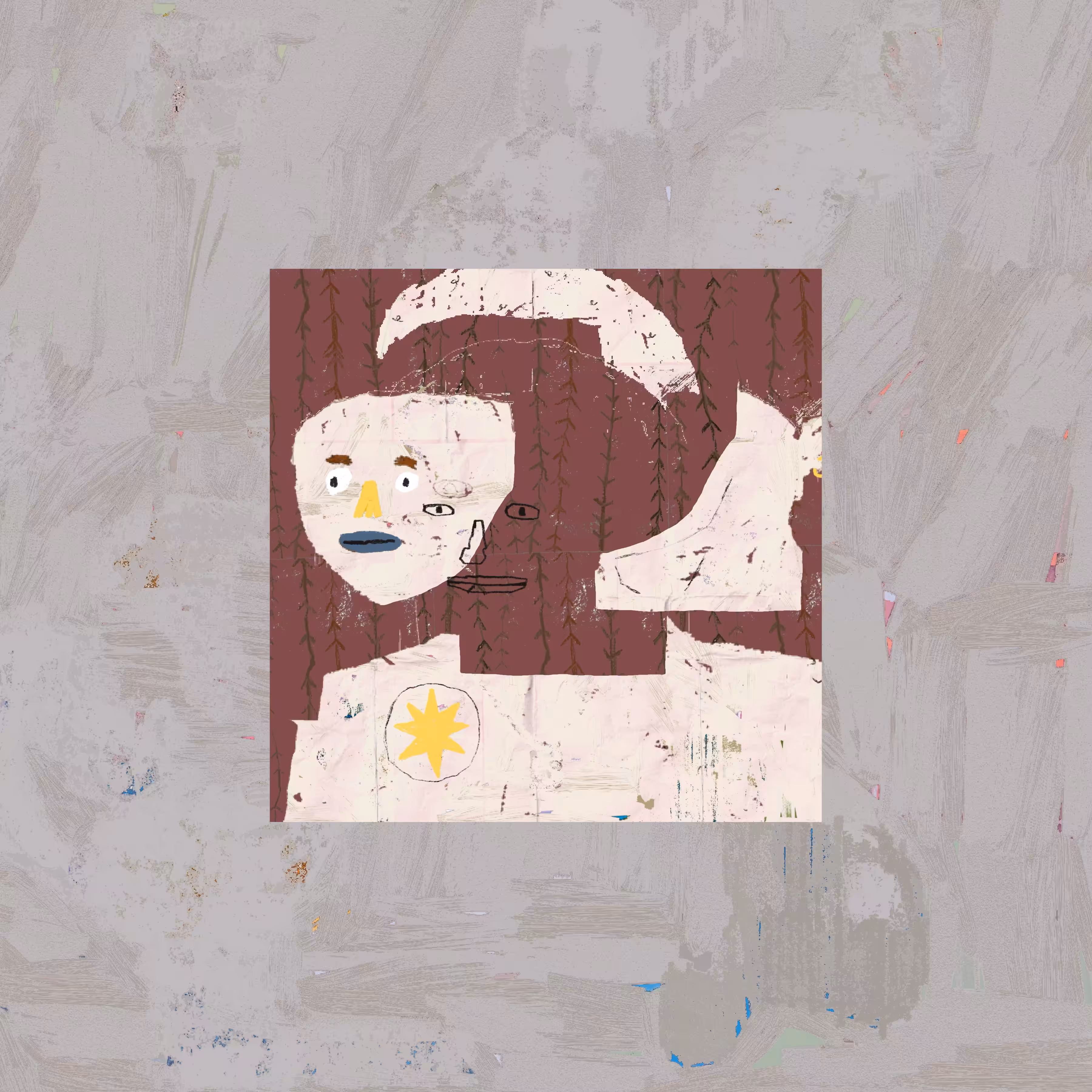in pieces