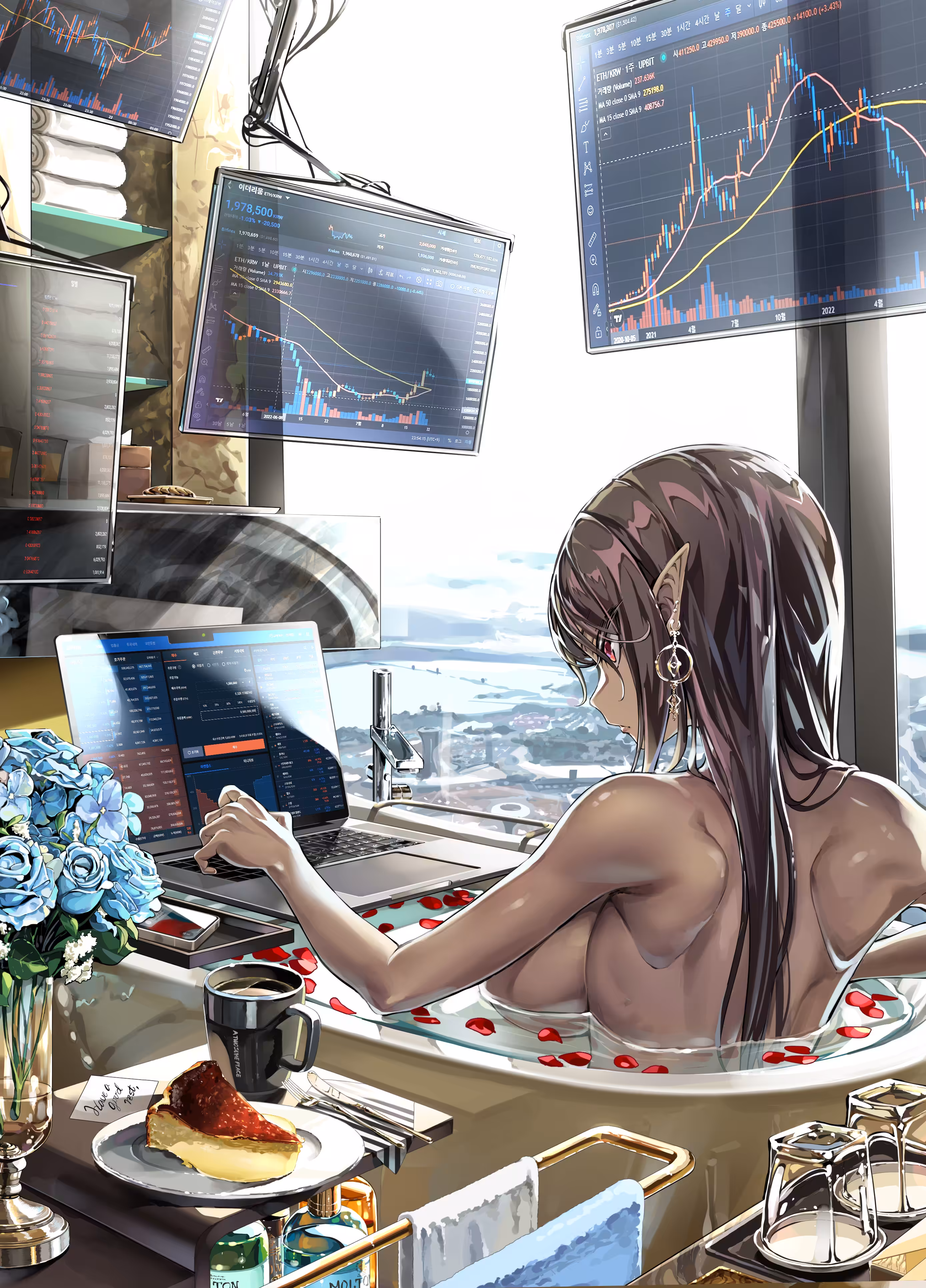 crypto trading dark elf - bathroom trading