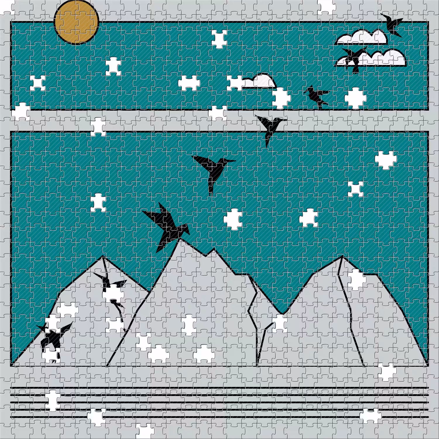 Puzzles & Birds #14