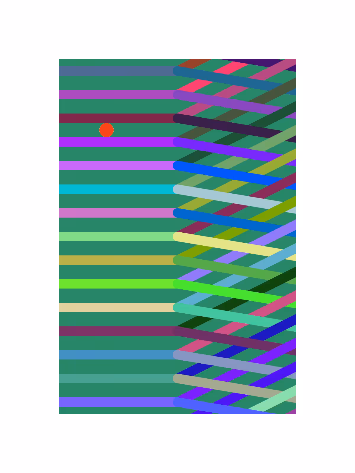 Generative Space: Generative Art #0131